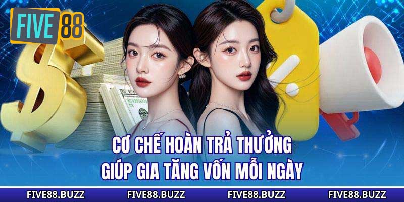 Cơ chế hoàn trả thưởng giúp gia tăng vốn mỗi ngày